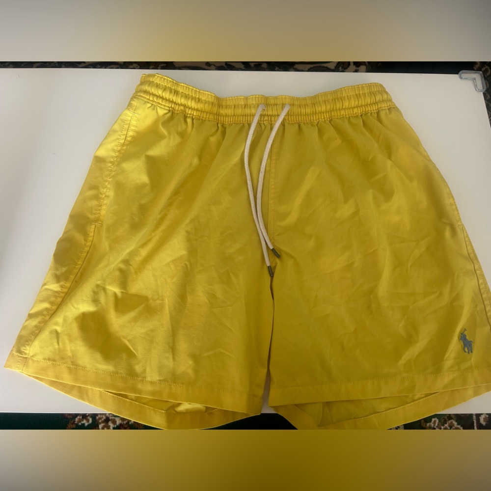 Polo by Ralph Lauren Yellow Swim Trunks
